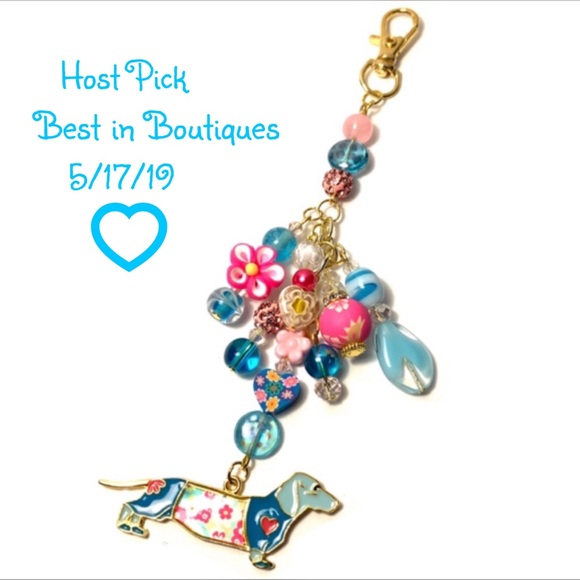 RoseAmethyst Jewelry - Colorful Dog Purse Charms